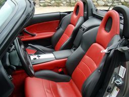 2005 Honda S2000 AP2 red/black interior.