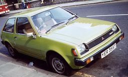 1978 Mitsubishi Colt 3 door (UK market nomenclature)