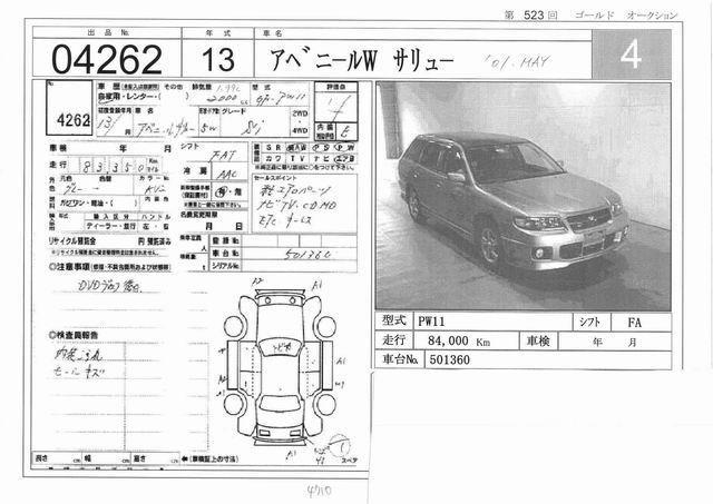 2001 Nissan Avenir Salut Images