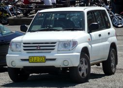 A 2001–02 Mitsubishi Pajero Io.