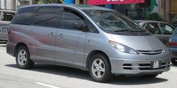 A second generation Toyota Estima in Malaysia.