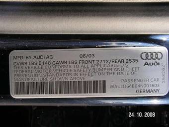 2003 Audi A6 Photos