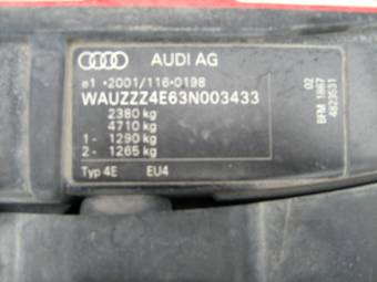 2003 Audi A8 For Sale