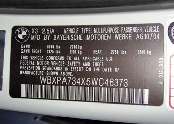 2004 BMW X3 Images