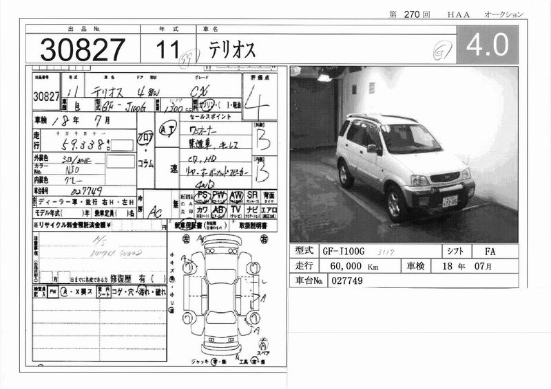 1999 Daihatsu Terios Pics