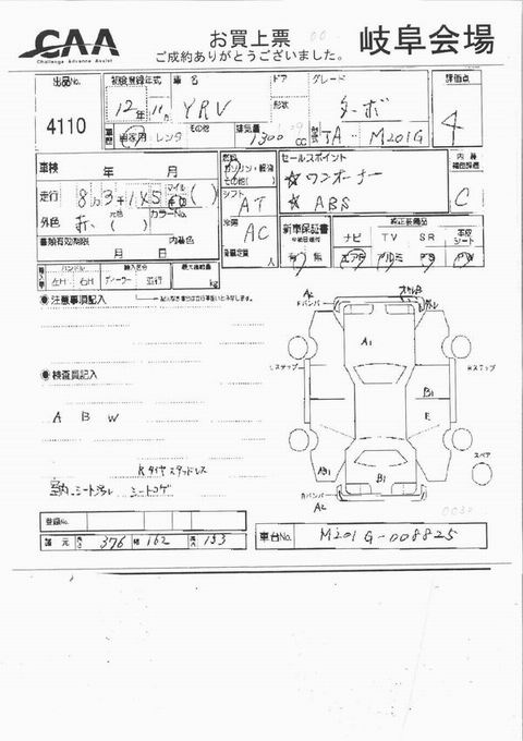 2000 Daihatsu YRV Pictures