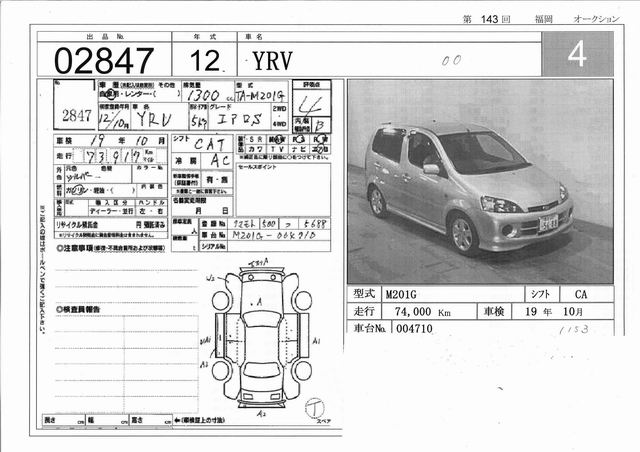 2000 Daihatsu YRV Pictures