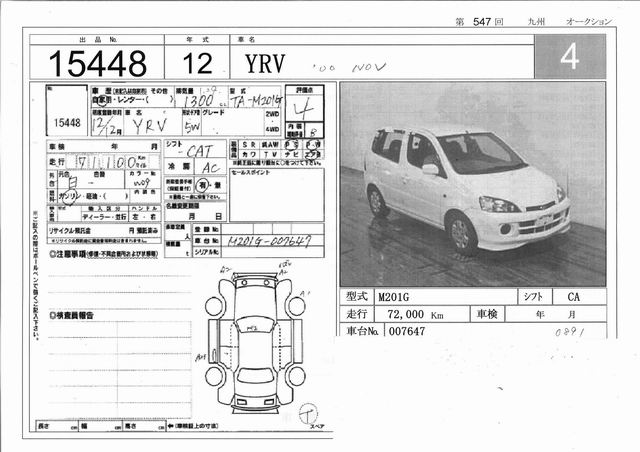 2000 Daihatsu YRV Images