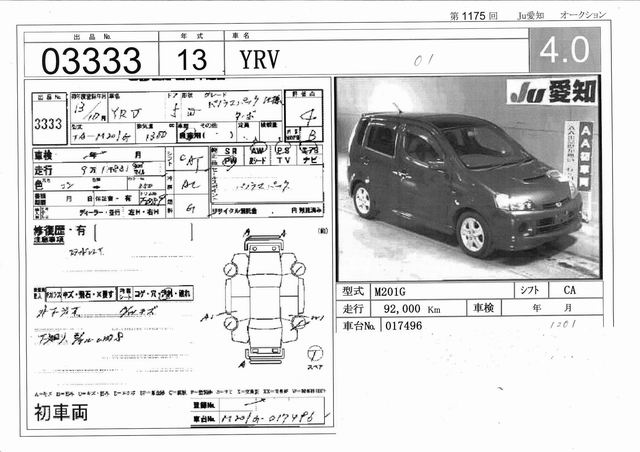 2001 Daihatsu YRV Pictures