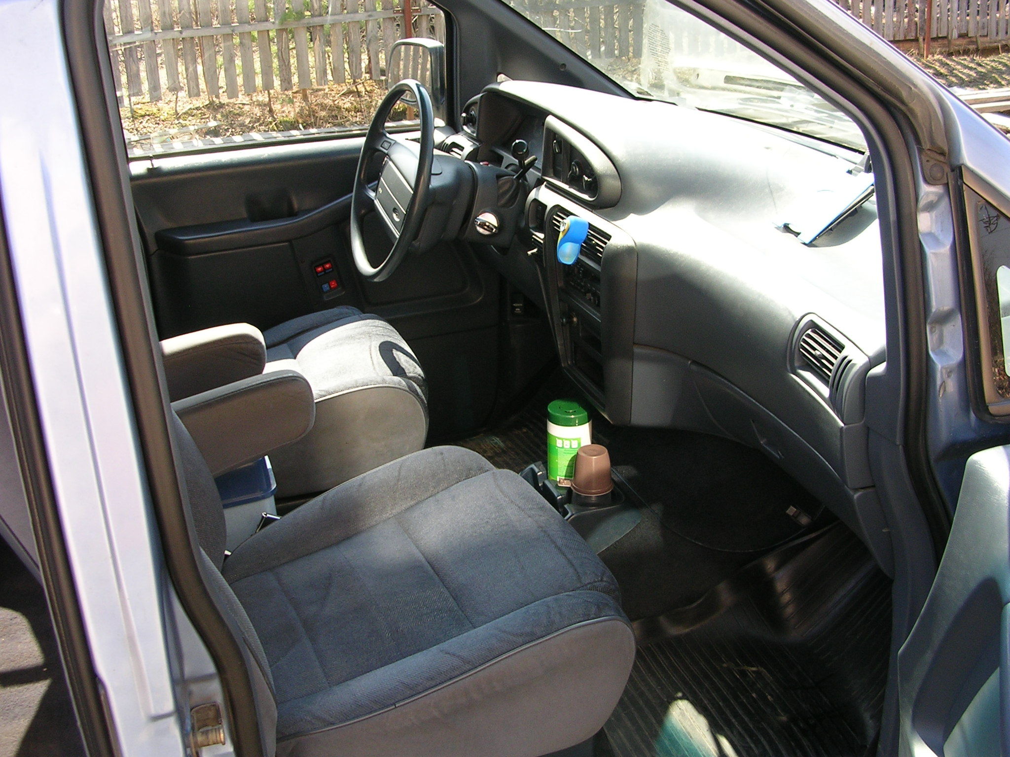 Interior of ford aerostar