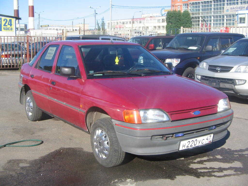 1991 Ford escort manual