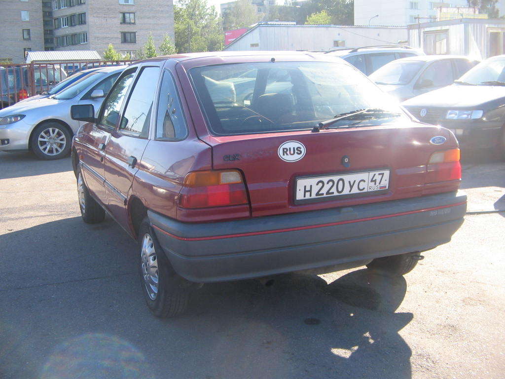 1991 Ford escort manual transmission