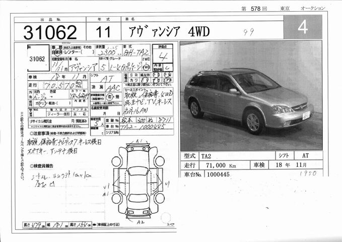 1999 Honda Avancier Pics