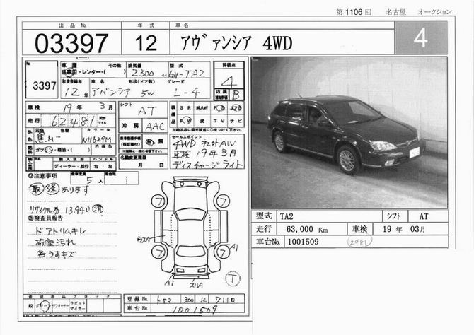 2000 Honda Avancier Photos