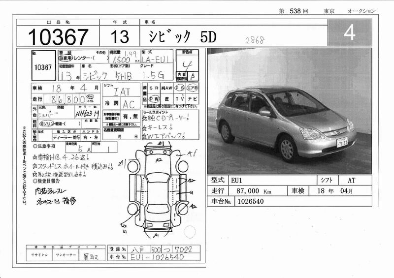 2001 Honda Civic For Sale