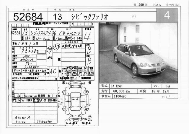 2001 Honda Civic Ferio Photos