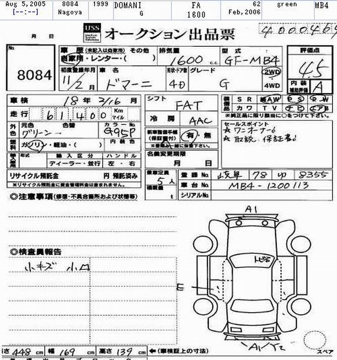 1999 Honda Domani Pictures