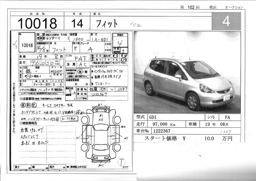 2002 Honda Fit For Sale