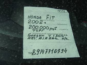 2002 Honda Fit Pics