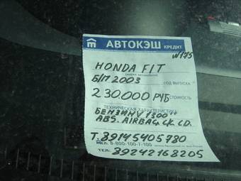 2003 Honda Fit Wallpapers