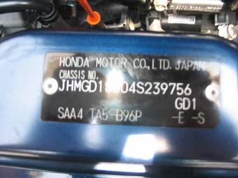 2004 Honda Fit For Sale