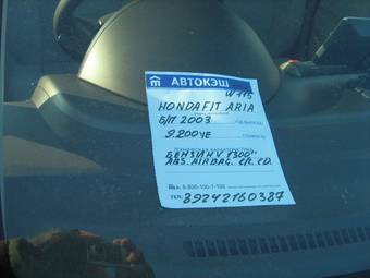 2003 Honda Fit Aria Pictures