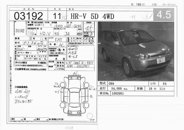 1999 Honda HR-V Pics