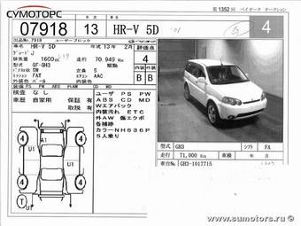 2001 HR-V