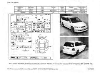 1999 Honda Odyssey Images