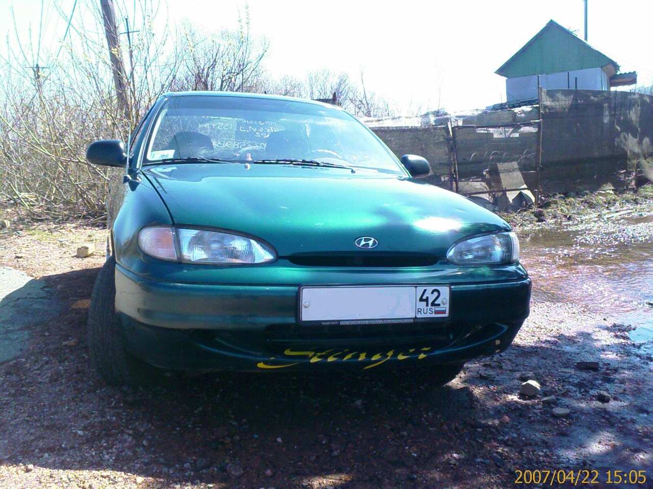 1996 Hyundai Accent specs, Engine size 1300cm3, Fuel type