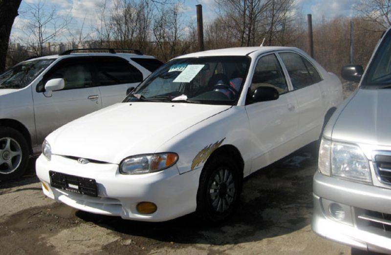 1998 Hyundai Accent specs, Engine size 1500cm3, Fuel type