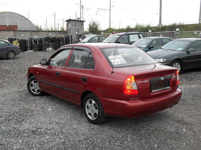 2004 Hyundai Accent specs, Engine size 1.5, Fuel type