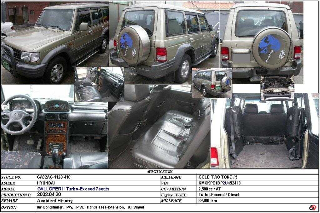 2002 Hyundai Galloper