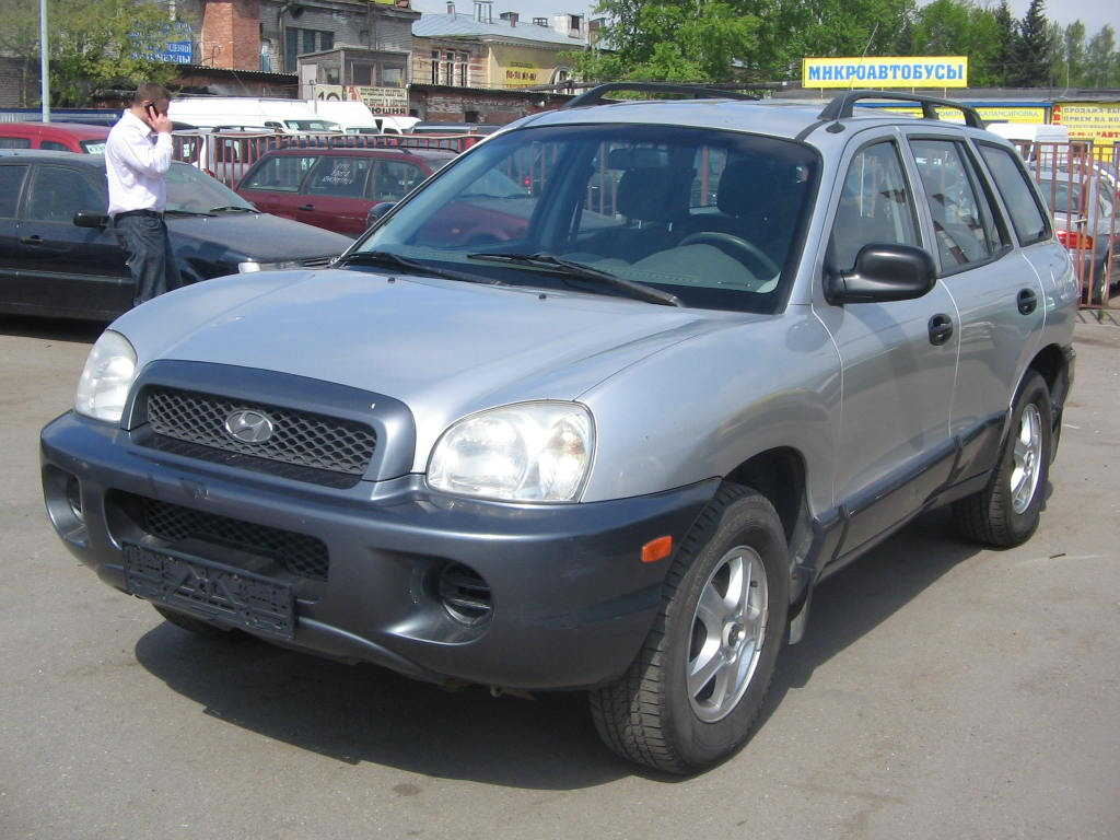 2002 Hyundai Santa Fe specs, Engine size 2.7, Fuel type Gasoline, Drive