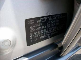 2003 Hyundai Santa Fe Pictures