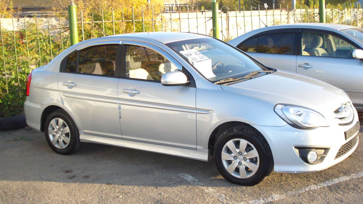 2010 Hyundai Verna specs, Engine size 1.4l., Fuel type Gasoline, Drive