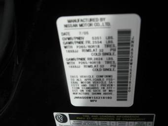 2005 Infiniti FX35 Pictures