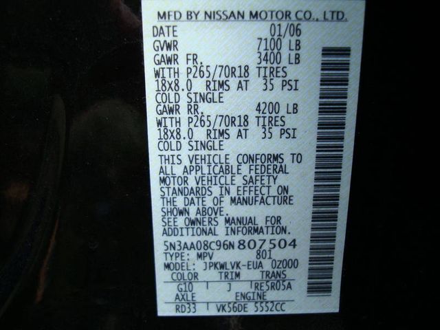 2006 Infiniti QX56