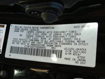 2005 Lexus GX470 For Sale