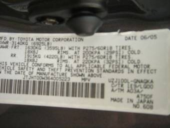 2005 Lexus LX470 Pictures