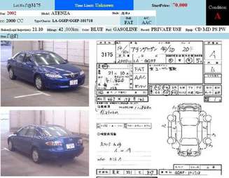 2002 Mazda Atenza Sedan For Sale