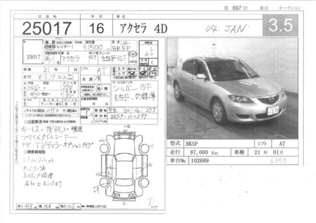 2004 Mazda Axela