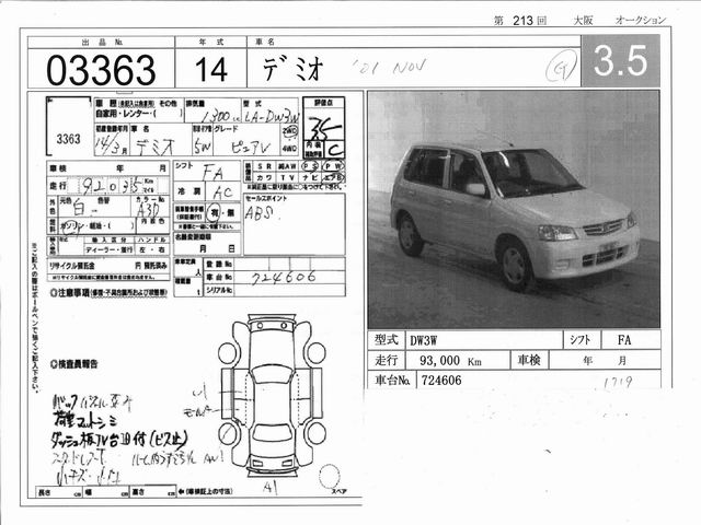 2001 Mazda Demio Images
