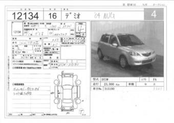 2004 Mazda Demio For Sale