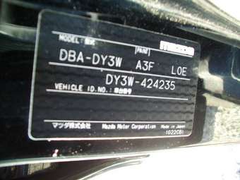 2005 Mazda Demio For Sale