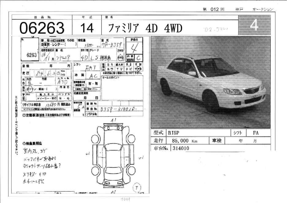 2002 Mazda Familia Wallpapers