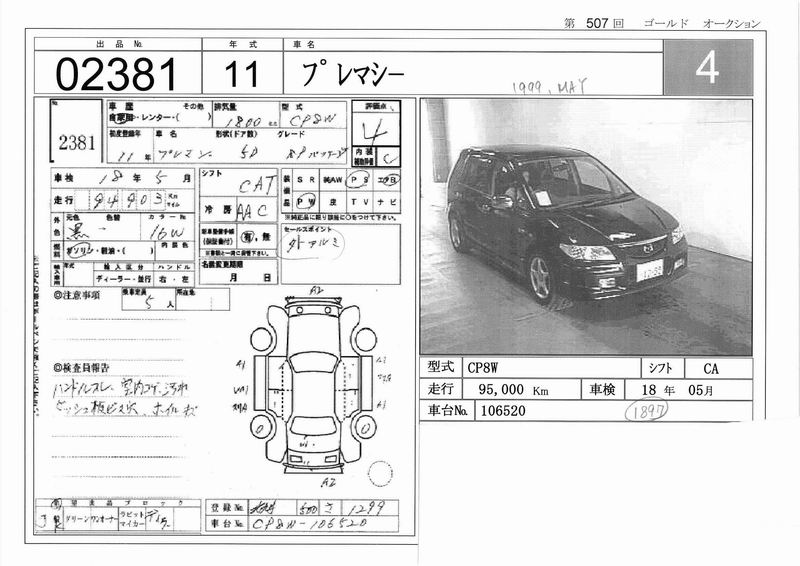 1999 Mazda Premacy Photos