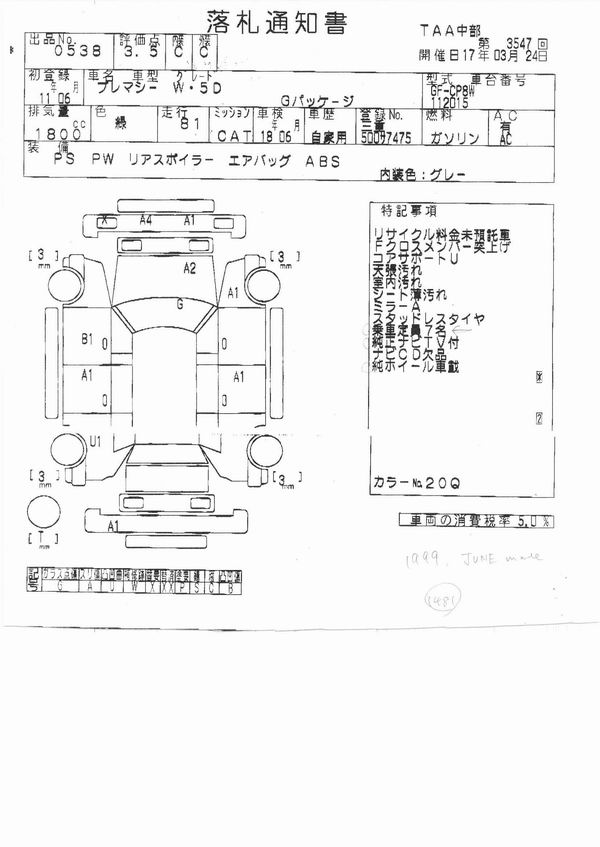 1999 Mazda Premacy Photos
