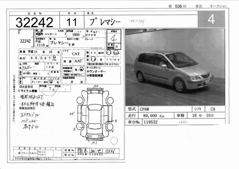 1999 Mazda Premacy Photos