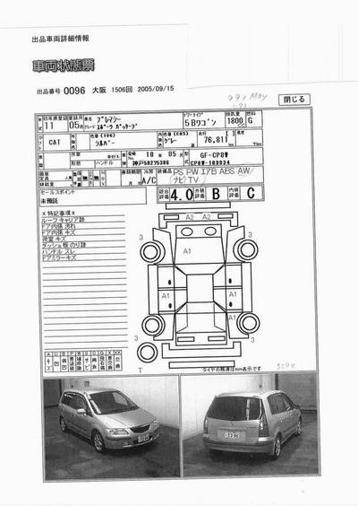 1999 Mazda Premacy Pics